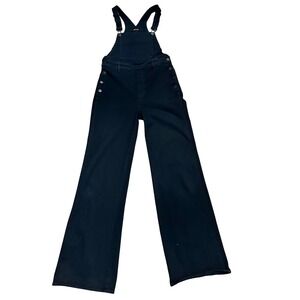 J Brand Slim‎ Overall TAME Womens M Dark Indigo Stretch Denim Adjustable Straps